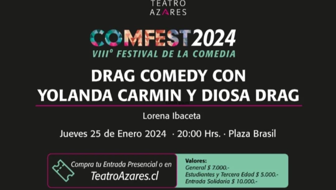 COMFEST 2024 EN TEATRO AZARES » Santiago Cultura